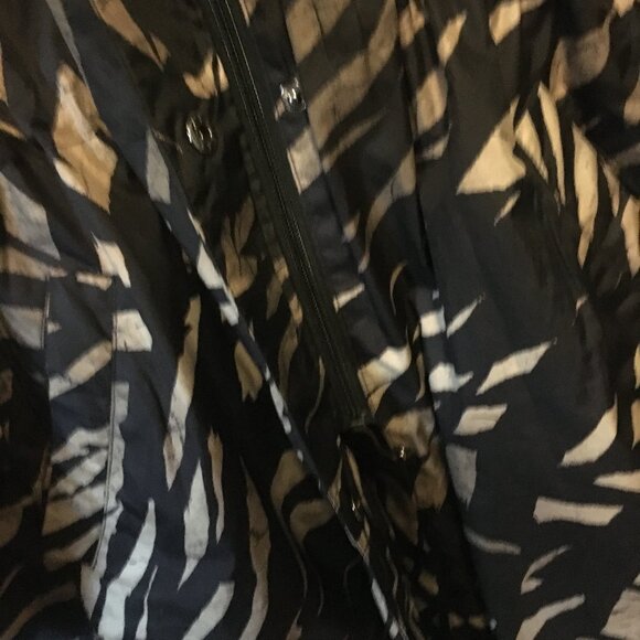 Alfani Abstract Animal Print Collared Jacket - Picture 9 of 13